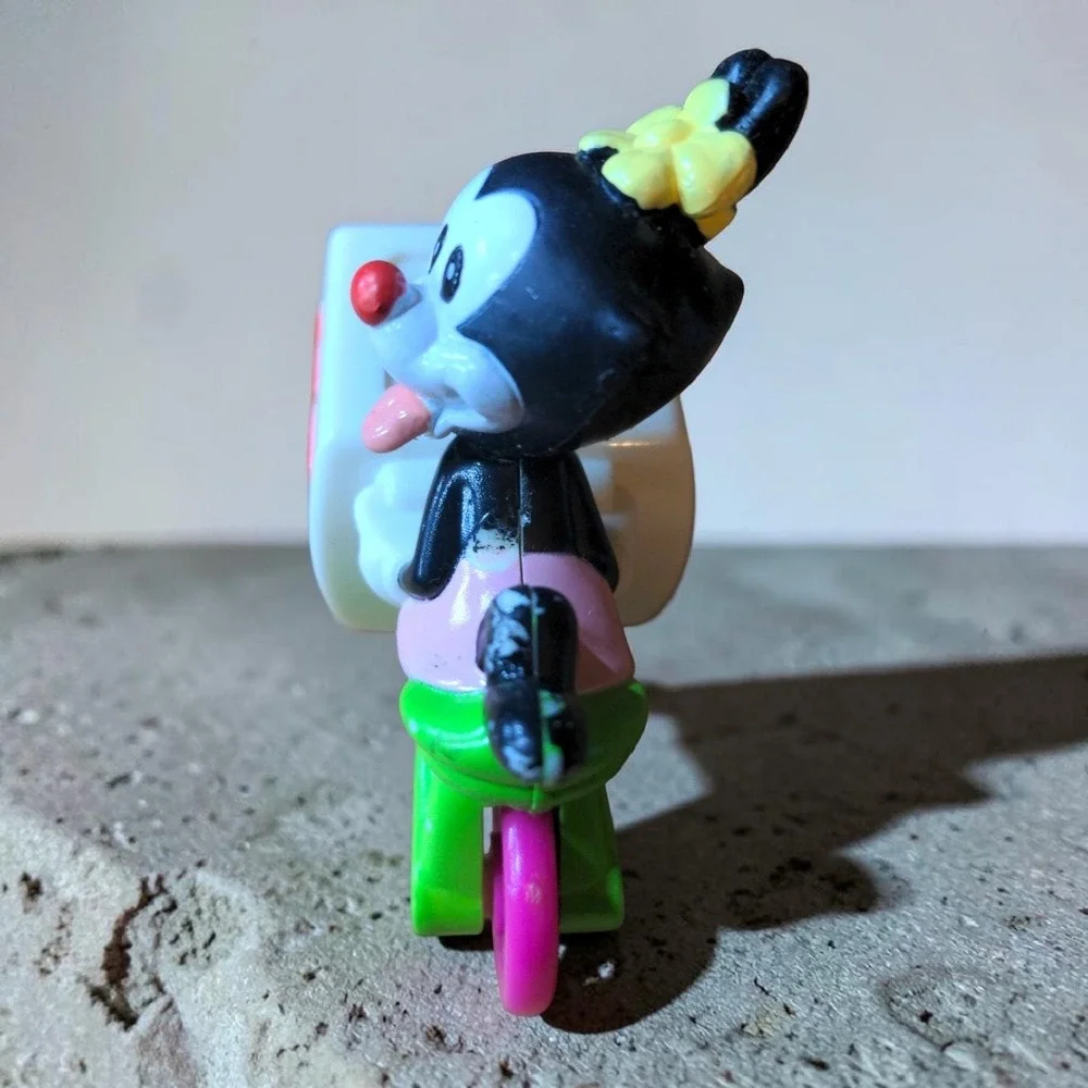 Warner‎ Bros Animaniacs Dot Ice Cream Cart Rolling Toy 1993 Vintage Figure 90s